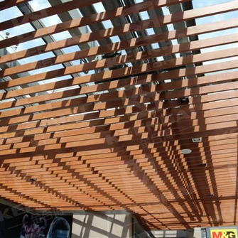 Aliuminio profilio kvadratinių vamzdžių lubos